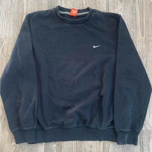 vintage nike crewneck, size large, black